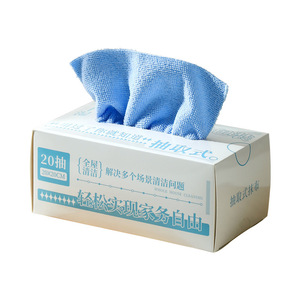 <b>Pull</b> Out Microfiber Dishcloths 20pcs 20x20cm Kitchen Cleaning Cloths Rectangle Solid Color Absorbent Multi Functional - Product Image 5