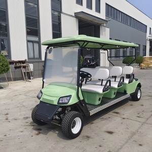 Voiturette de golf électrique 6 places avec châssis en acier haute résistance certifiée CE et GCC - Product Image 3