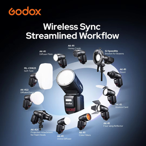 Flash de Cabeza Redonda Godox V100 <span class=keywords><strong>TTL</strong></span> de Iones de Litio Original con 100 Ws para Cámara, Beyond Limits 70 para Sony, Canon, Nikon - Product Image 4