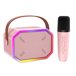 Máy Hát Nhà Hệ Thống Máy Nghe Nhạc Karaoke Bộ Hoàn Chỉnh Loa Âm Nhạc Sừng Với Ánh Sáng Mic Và <span class=keywords><strong>Bluetooth</strong></span> Đồ Chơi Nhạc Cụ - Product Image 1
