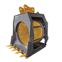 Bucket Saringan Putar SLN Heavy Duty Terlaris untuk Excavator 5-6 Ton, Pengolahan Tambang, Pemulihan Puing-Puing Pembongkaran 1