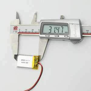 Hot sale lipo 502030 <span class=keywords><strong>3</strong></span>.7 v 250 mah lithium-ion polymer battery - Product Image 5