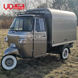 Carrito expendedor de comida con 3 ruedas, carrito de comida para aperitivos, helados, desayuno móvil, camión para perro caliente, triciclo eléctrico, camión de comida con cocina - Product Image 3