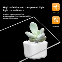 Feuille de polycarbonate transparente durable, design moderne pour les applications de toiture d'hôtel en extérieur