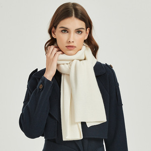 Bufanda de Cachemira de Color Sólido, Elegante y Discreta, para Mujer, Suave y Cálida, para Otoño e Invierno - Product Image 2
