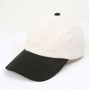 Wholesale 6 Panel Blank Gorras Unstructured Low Profile Dad Hat Custom Embroidery Logo <b>Plain</b> Corduroy Baseball <b>Cap</b> - Product Image 6