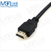 Maßgefertigtes HDMI-Kabel mit 3D 4K 1080P Unterstützung OEM 1M 2M 3M 15M Vergoldetes 1080P HDMI-Kabel