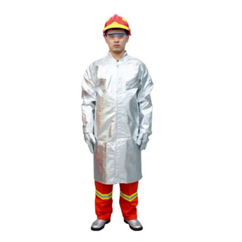 Tablier en aluminium résistant à la chaleur à 1000 degrés Tablier de veste de travail à haute température