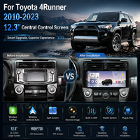 Écran stéréo HD RoadNavi 12,3 pouces, navigation Android pour Toyota 4Runner 2010-2023, lecteur multimédia vidéo, CarPlay sans fil, GPS