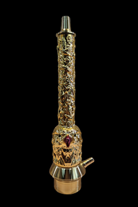 Vente en gros de grandes chichas arabes en résine, achetez un ensemble de narguilé en verre en forme de hibou - Product Image 4