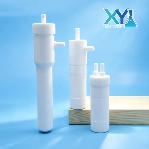 Bouteilles d'absorption de gaz/bulles en PTFE de 75 ml pour usage en laboratoire, détermination du fluorure d'hydrogène dans les gaz de déchets (vente en gros) - Product Image 1