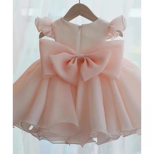 Abito Estivo in Raso <span class=keywords><strong>per</strong></span> Bambine, Stile Principessa, Vestito da <span class=keywords><strong>Damigella</strong></span> <span class=keywords><strong>per</strong></span> Piccole Spose, Abito da Cerimonia <span class=keywords><strong>per</strong></span> Bambine - Product Image 3