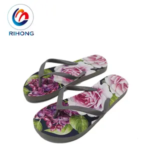 Principais fabricantes de luxo plana eva chinelo flip flop moq pequeno oem design de logotipo personalizado de borracha 3d mulheres da praia do verão do falhanço de aleta