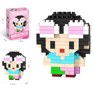 Nouveauté : Blocs d'animation, briques de dessins animés, jouets, figurines d'action d'anime pour enfants, blocs de construction, jouets à assembler soi-même, compatibles - Product Image 5