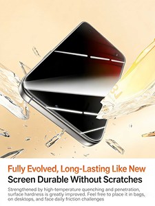 Protector de Pantalla de Privacidad Benks para iPhone Serie 15-17, Película de Vidrio Templado Anti-Espía, Cobertura Total de 26 Grados - Product Image 5