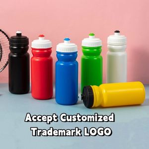Multi Colored HDPE <b>Plastic</b> Sports Water Bottle Outdoor Bicycle Riding Nozzle Sports Water Cup Wholesale - Product Image 5