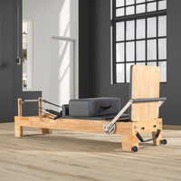 Réformateurs de Pilates en bois de chêne d'usine pour les studios de yoga et les salles de sport, équipement de Pilates de gym en vente