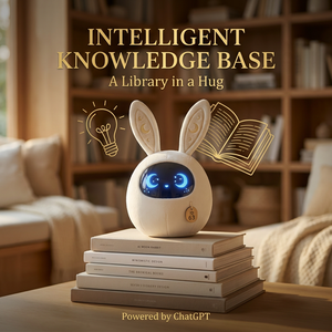 Peluche Interactif Intelligente Électronique ChatGPT Lapin de la Lune, Jouet Parlant pour Enfants, Cadeau d'Anniversaire, Découverte Amusante et Surprise - Product Image 2