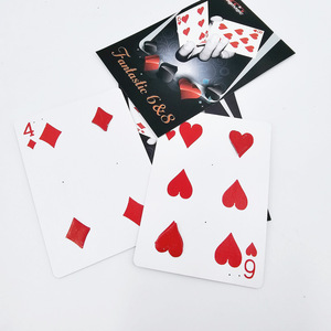 Movimiento de cartas: 4 se convierte en 6, 6 se convierte en 8 (trucos de magia con cartas Kingmagic, espectáculo de talentos con cambio de puntos en cartas de juego) - Product Image 4