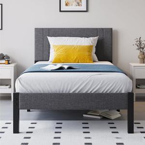 Soldes de fin d'année : Cadre de lit en fer robuste pour chambre à coucher, facile à assembler <span class=keywords><strong>et</strong></span> à nettoyer - Prix le plus bas garanti - Product Image 2
