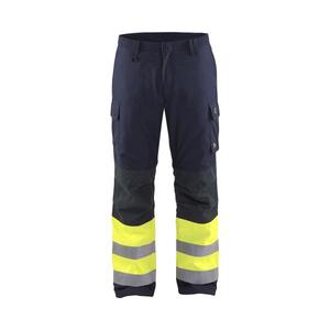 BLAKLADER - 186915148933D108 Pantalon d'hiver Multinorm Hi-vis Bleu marine/jaune-EAN 7330509552032 WORKWEAR RÉSISTANT AUX FLAMMES - Product Image 1