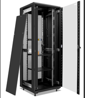 Micro centre de données sur pied de 42 pouces, armoire réseau intelligente intégrée de 19 pouces, rack de serveur