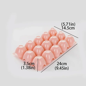 Creative Egg <b>Storage</b> Tray 15 Compartment <b>Stackable</b> Egg <b>Storage</b> <b>Box</b> Shatterproof Egg Stand Restaurant Kitchen Gadgets - Product Image 4