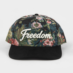 Gorras de Béisbol Ajustables al por Mayor, Diseño Floral de 2 Tonos, 5 Paneles, Bordado 3D, Logotipo Jacquard - Product Image 2