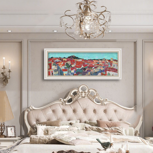 Custom of Zhang Liping's Realistic Xiamen Landscape Oil Painting Impression Gulangyu - Home Decor Art Original Clear Lotus <b>Paint</b> - Product Image 4