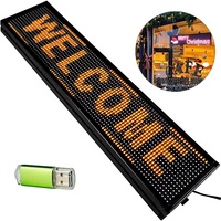 Écran LED pour vitre arrière de voiture Jode, haute qualité, économique, SMD extérieur P5 P8 P10, panneau d'affichage défilant LED rouge simple