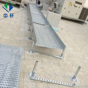 Gouttière de câbles perforée en <span class=keywords><strong>acier</strong></span> galvanisé à chaud personnalisable pour la pose de câbles industriels - Product Image 6