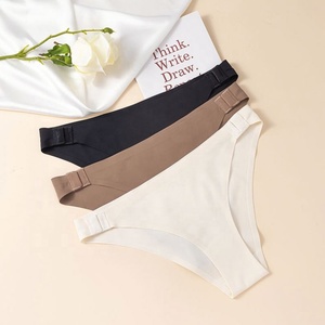 Sous-vêtements pour femmes en gros, design à crochets et à œillets, respirant, séchage rapide, sans couture, culottes élégantes pour jeunes filles - Product Image 3