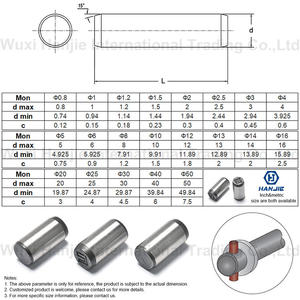 Fabbrica affidabile 14A-C7 fornitura professionale di fabbrica in acciaio al carbonio zinco placcato in metallo solido perno a molla cilindrica - Product Image 4
