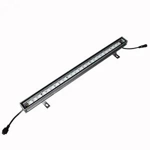 Waterdicht Buiten Gebouw Licht Led Wall Washer Licht 24W Dc 24V Rgb Dimbare Kleurrijke Gebouw Gevel Verlichting