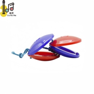 Biểu tượng tùy chỉnh nhà máy trực tiếp lô hàng nhựa castanets rắn và bền xử lý làm cho dễ chịu âm thanh bên cho người lớn bán buôn - Product Image 6