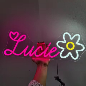Wholesale <b>Pink</b> Lip Led Neon Sign Happy Birthday Large Acrylic Neon Signs For Wall Bedroom - Product Image 6