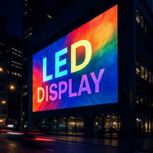 Çıplak göz açık P5 tam renkli LED ekran ticari ofis binası reklam için yüksek çözünürlüklü süper 3D büyük ekran - Product Image 3