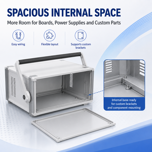 Boîtier en aluminium étanche de haute qualité pour appareil électronique, coque IP54, alimentation, <span class=keywords><strong>armoire</strong></span> réseau - Product Image 5