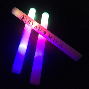 Bâtons lumineux à led personnalisés, bâtons en mousse scintillante avec Logo, pour fête, Festival, anniversaire, mariage, pièces - Product Image 2