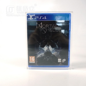 Clear Acrylic Playstation 4 and 5 Game <b>Display</b> <b>Case</b> Video Game Protector with Sliding Lid - Product Image 2