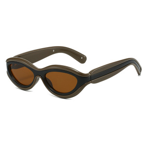 Lunettes de soleil Tiyo noires à monture intégrale, verres PC, protection UV400, style œil de chat, unisexe, pour l'extérieur, mode - Product Image 4