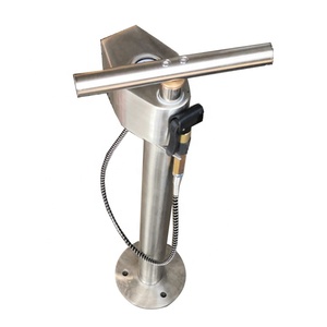 <span class=keywords><strong>Pompe</strong></span> à air pour vélo avec manomètre Gonfleur de pneus en acier inoxydable <span class=keywords><strong>Pompe</strong></span> à vélo de sol en métal - Product Image 2