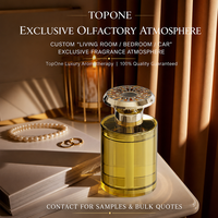 Diffuseur de parfum d'intérieur pour voiture TopOne Premium 120 ml, design en verre, parfum longue durée, sans danger pour la grossesse et les bébés, coffret cadeau