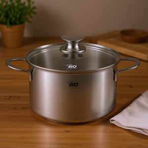 Olla para asar Elo Galant de 2.5L de acero inoxidable con tapa para cocinar - Product Image 3