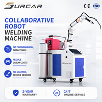 Robot de soudage MIG automatique CE 350A à 6 axes, charge utile de 10 kg, avec chariot mobile Drag Teach pour soudage longue portée