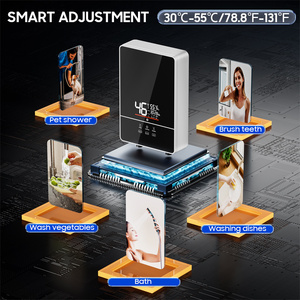Smart 240V 6kW Ducha eléctrica instantánea Calentamiento de agua Géiser Agua caliente Calentador sin tanque con control táctil - Product Image 3