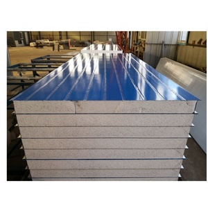 Panneau sandwich ignifuge et écologique en EPS de 50 mm/75 mm/100 mm/120 mm/150 mm, panneau isolant pour murs/toitures, panneau mural extérieur - Product Image 6
