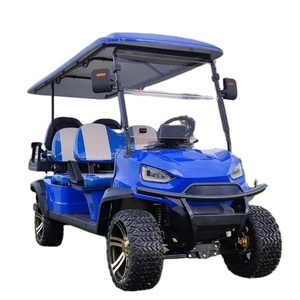 Nouveau modèle Mini voiturette de golf électrique avec batterie au lithium 72V 6 places Buggy levé - Product Image 1