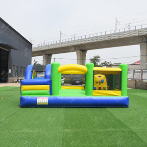 Beauté Gonflable Personnaliser 2022 Et Splash Tiki Island Mini Intérieur Tous Les Âges Obstacle Cource Fun Bounce House À Vendre - Product Image 2