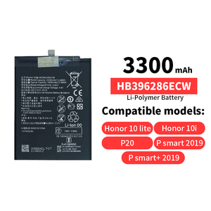 Batería <span class=keywords><strong>de</strong></span> teléfono móvil HB396286ECW directa <span class=keywords><strong>de</strong></span> fábrica OEM para Huawei Honor 10 Lite/Honor 10i/P20/<span class=keywords><strong>P</strong></span> <span class=keywords><strong>Smart</strong></span> <span class=keywords><strong>2019</strong></span> - Product Image 1